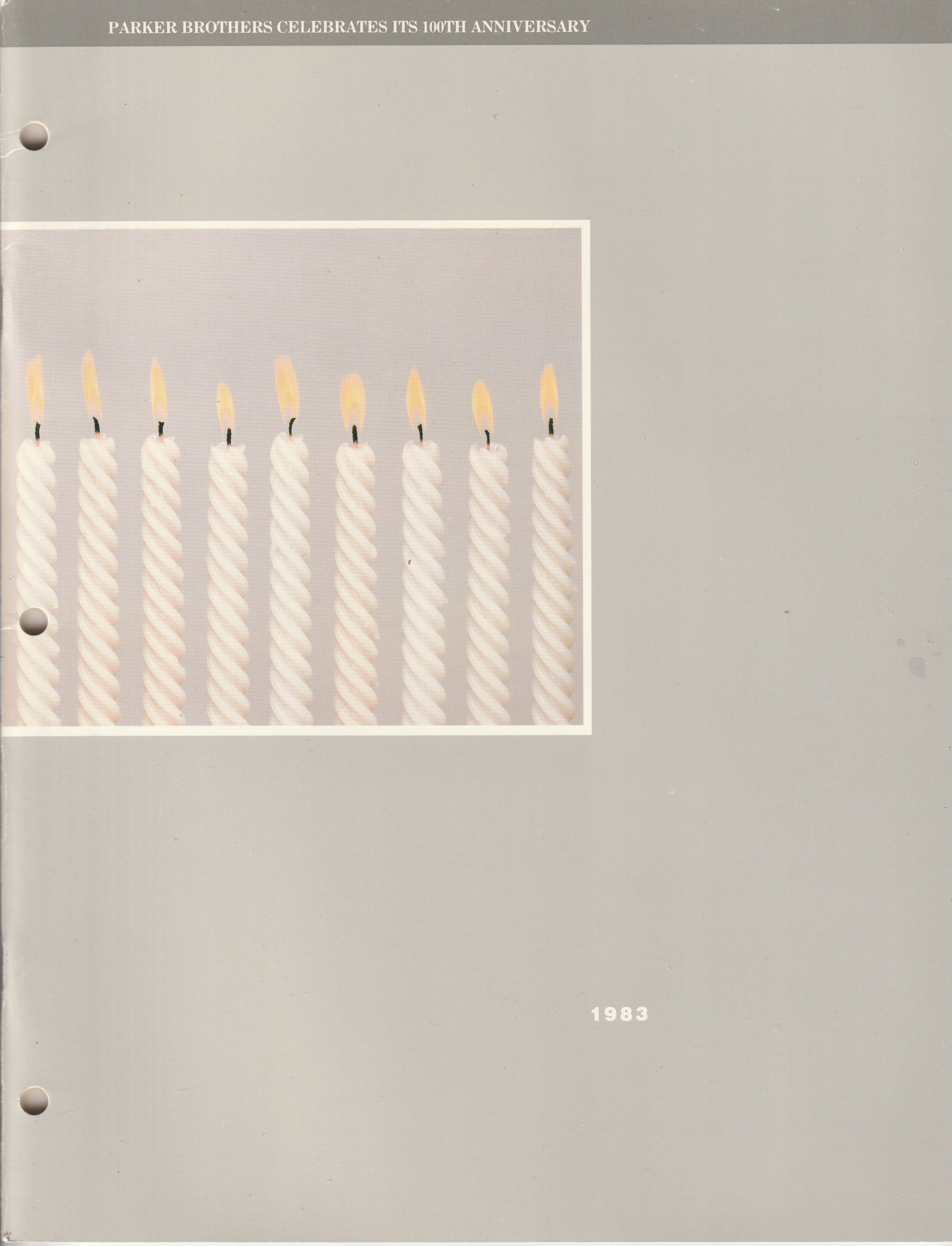 Parker Brothers Full Catalog 1983 - complete 1983 catalog